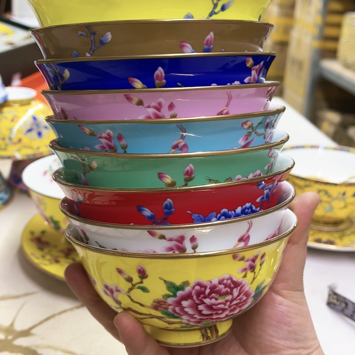 【闪购商品】骨瓷4.5英寸10混。。。。。