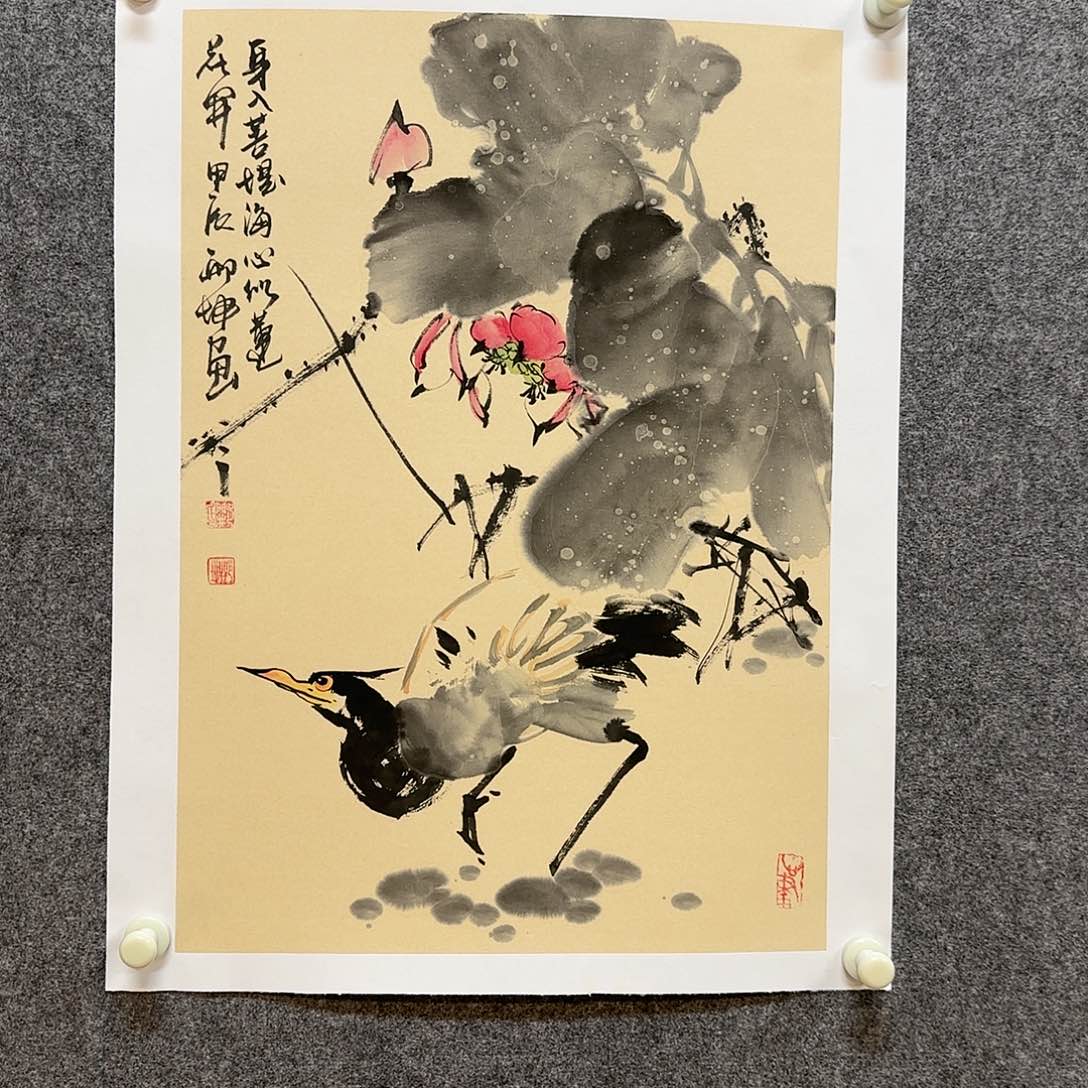 国画邢坤老师手绘作品