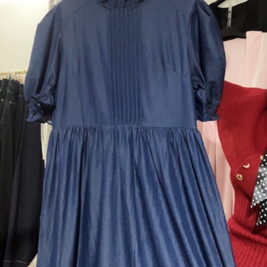 套头款牛仔连衣裙福利清版