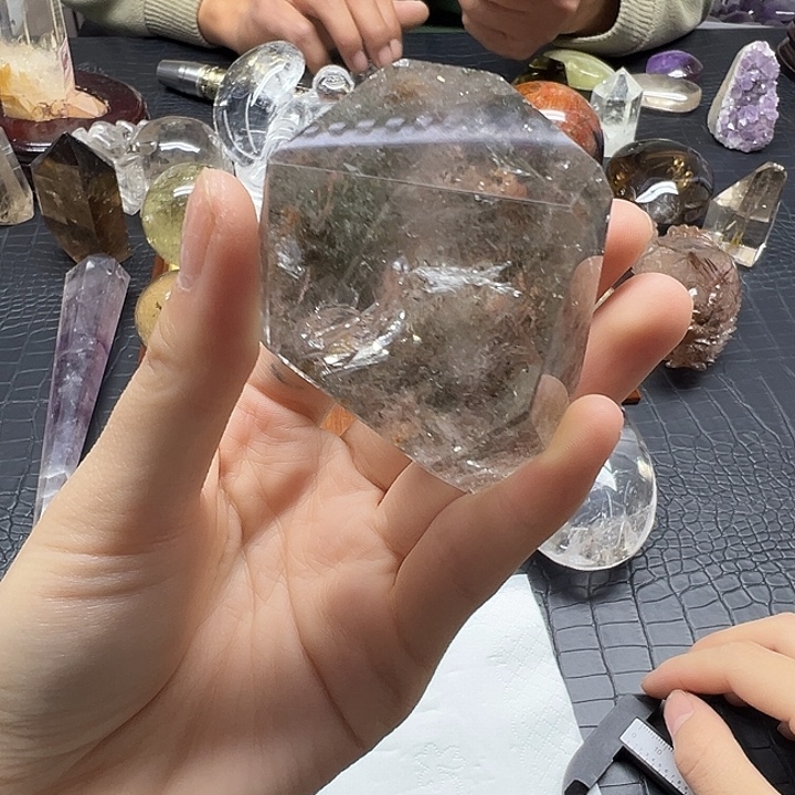 水晶珠宝半成品未镶嵌85水晶
