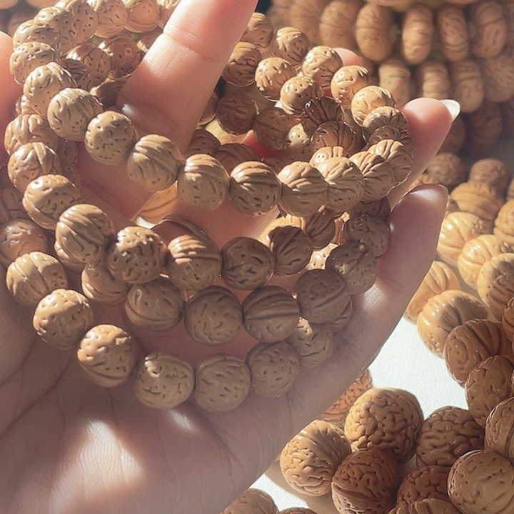 桃核吊坠桃核手串野生124