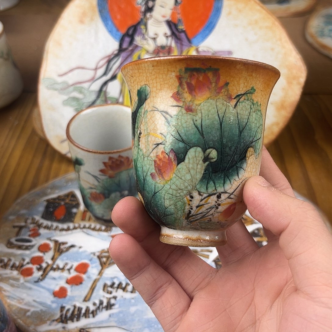 祥***7杯景德镇陶瓷手作