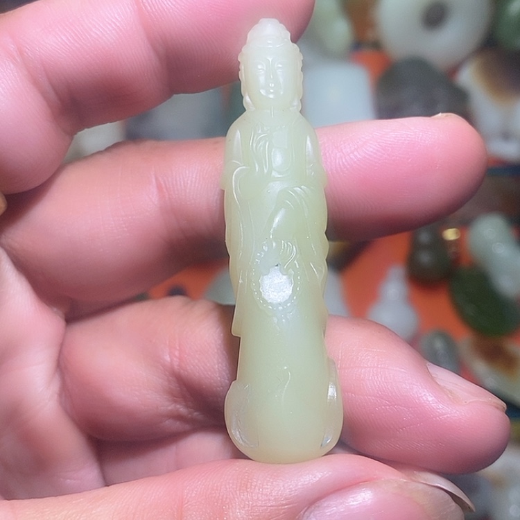 【闪购商品】未镶嵌和田玉（白玉）挂件