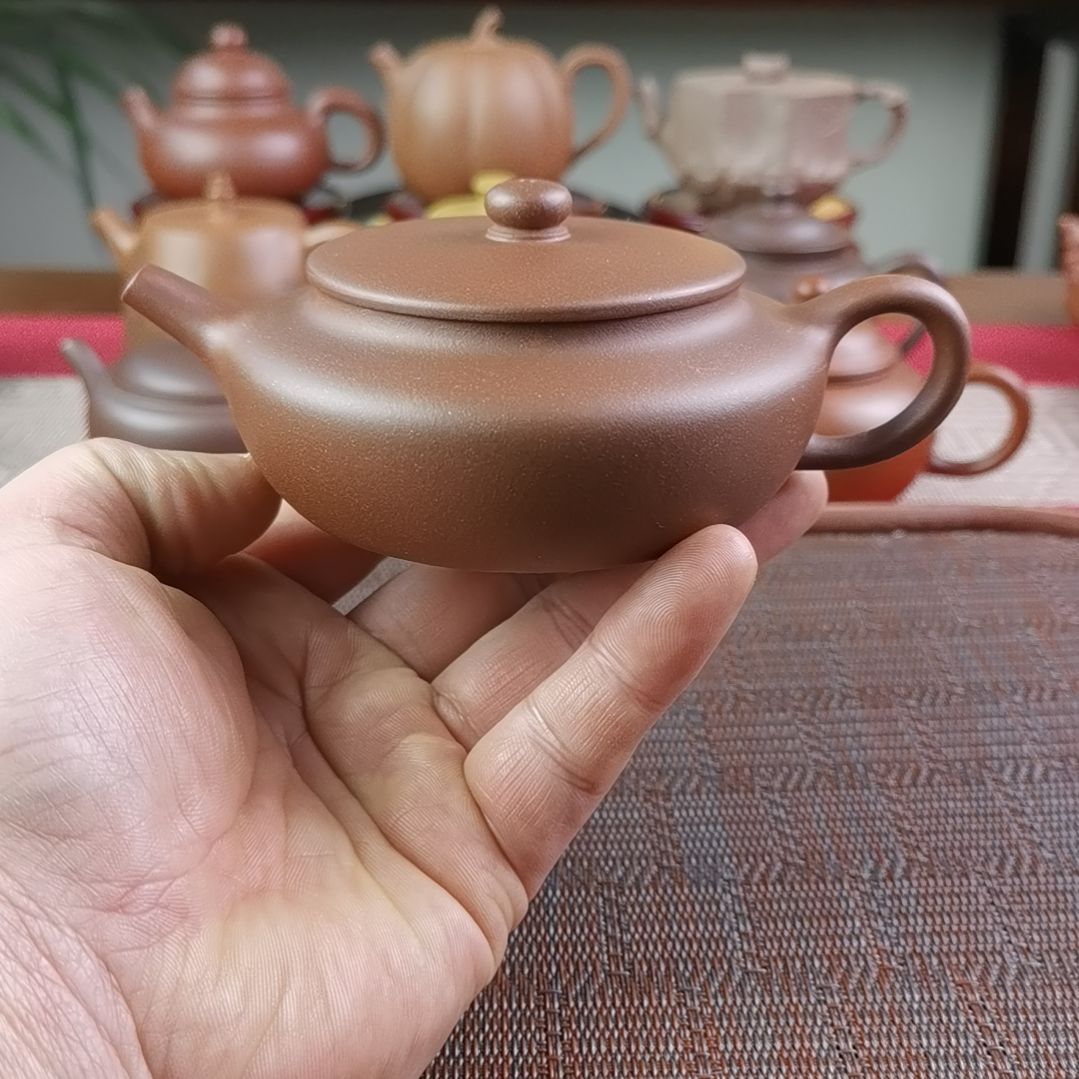 紫砂茶壶底槽清扁晨180CC