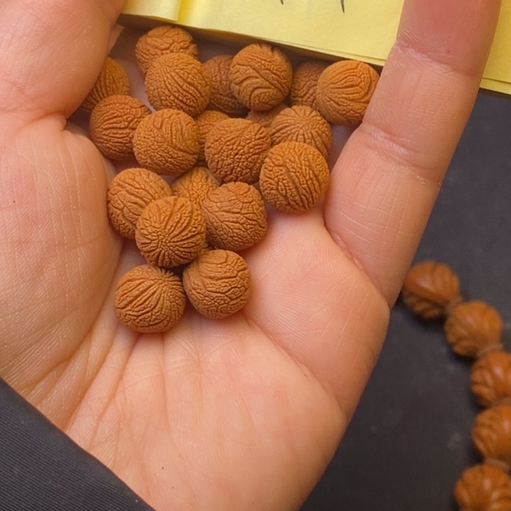秦岭龙纹桃核21颗