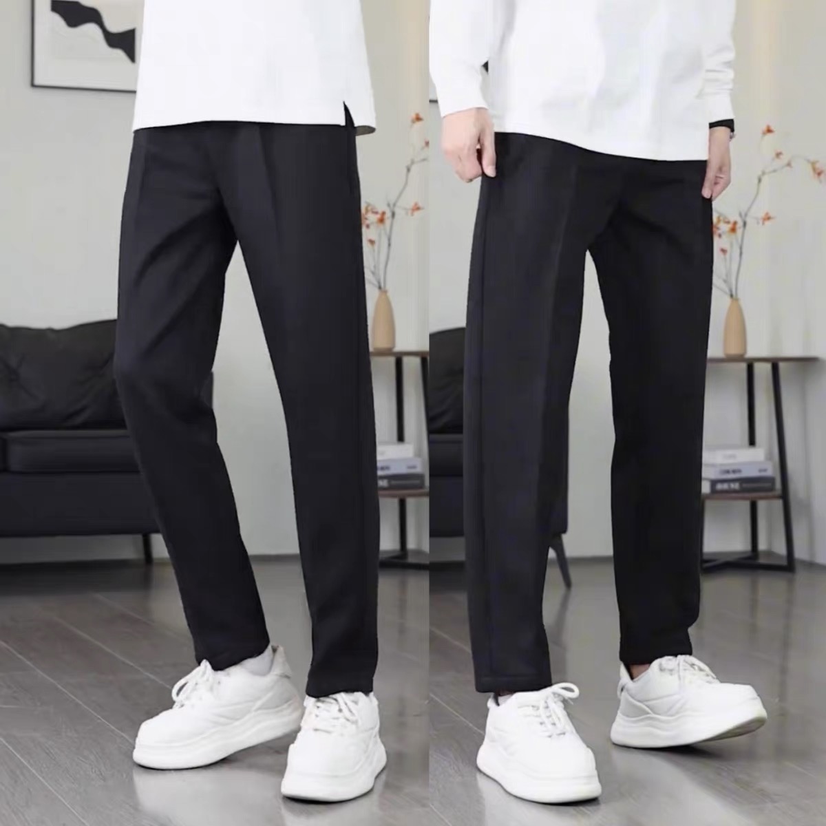 （XI ZI女装）#9901软糯抗皱轻奢西裤休闲裤男士商务休闲裤时尚加厚