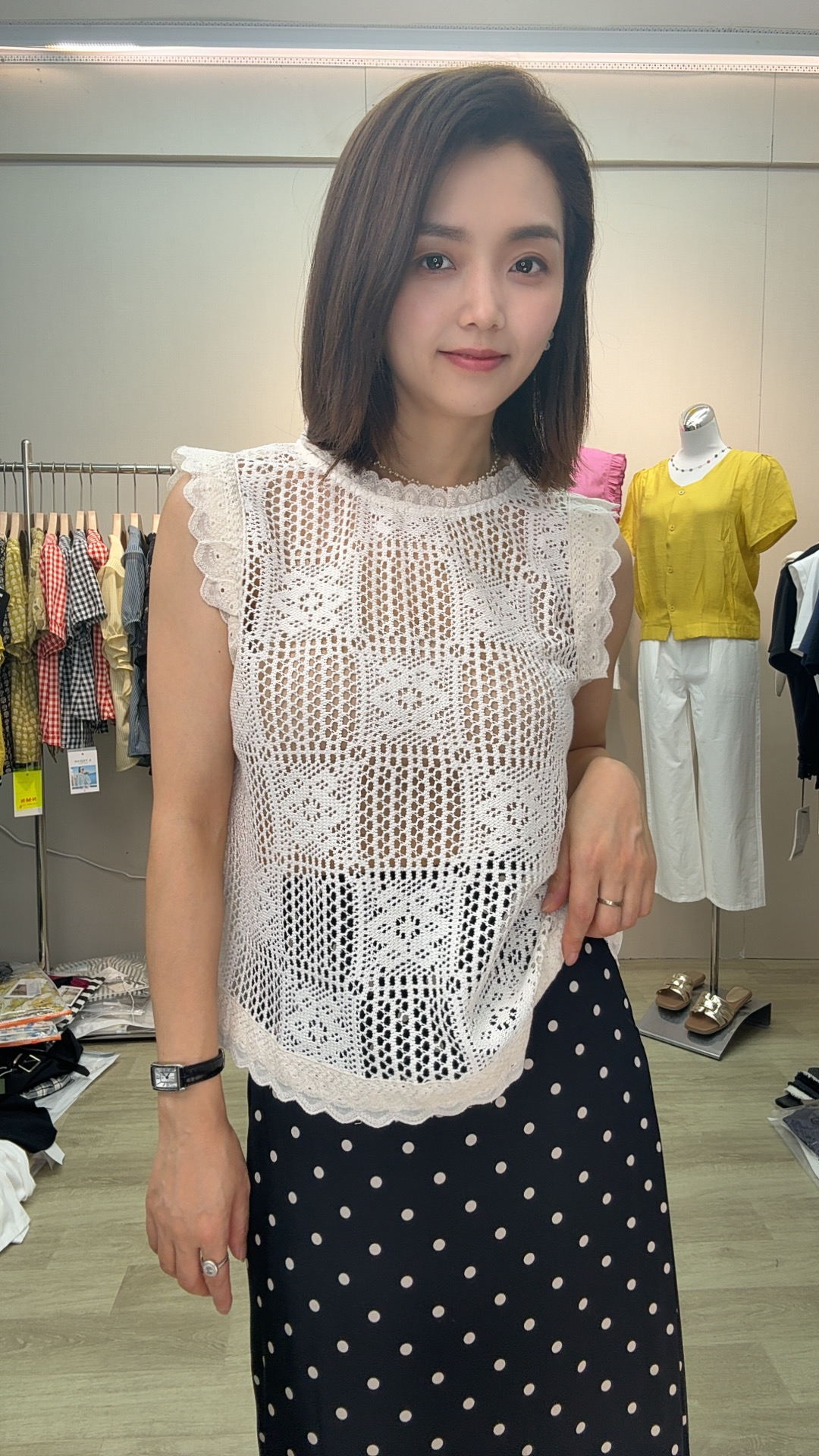 宽松型通勤直筒型慵懒风背心