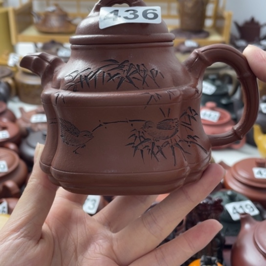 小*口盖变形紫砂微瑕