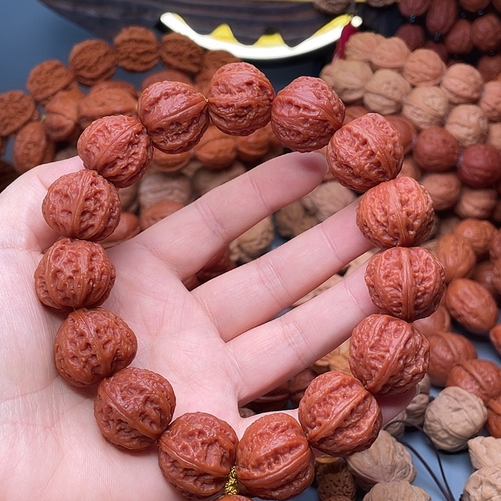 壮***心文玩核桃手串手持八楞