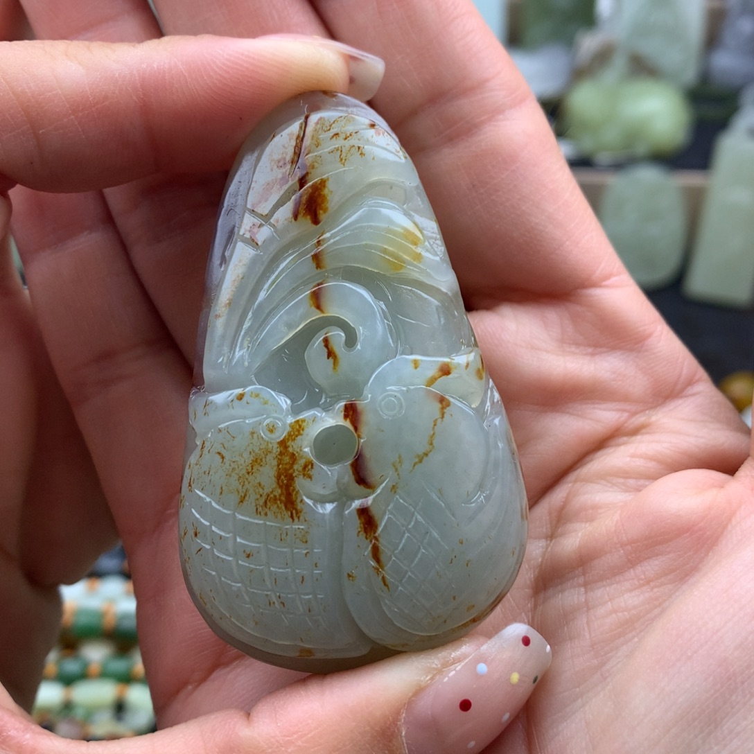 和田玉未镶嵌项链