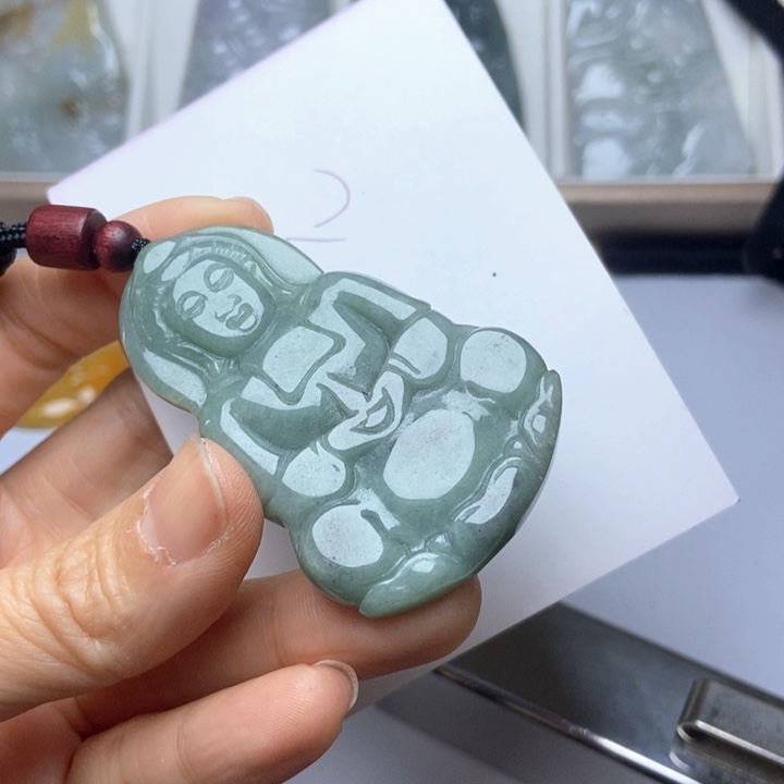 翡翠未镶嵌挂件翡翠