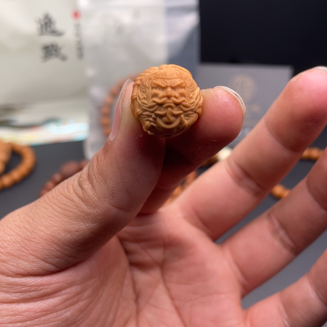 猴头核桃吊坠单颗