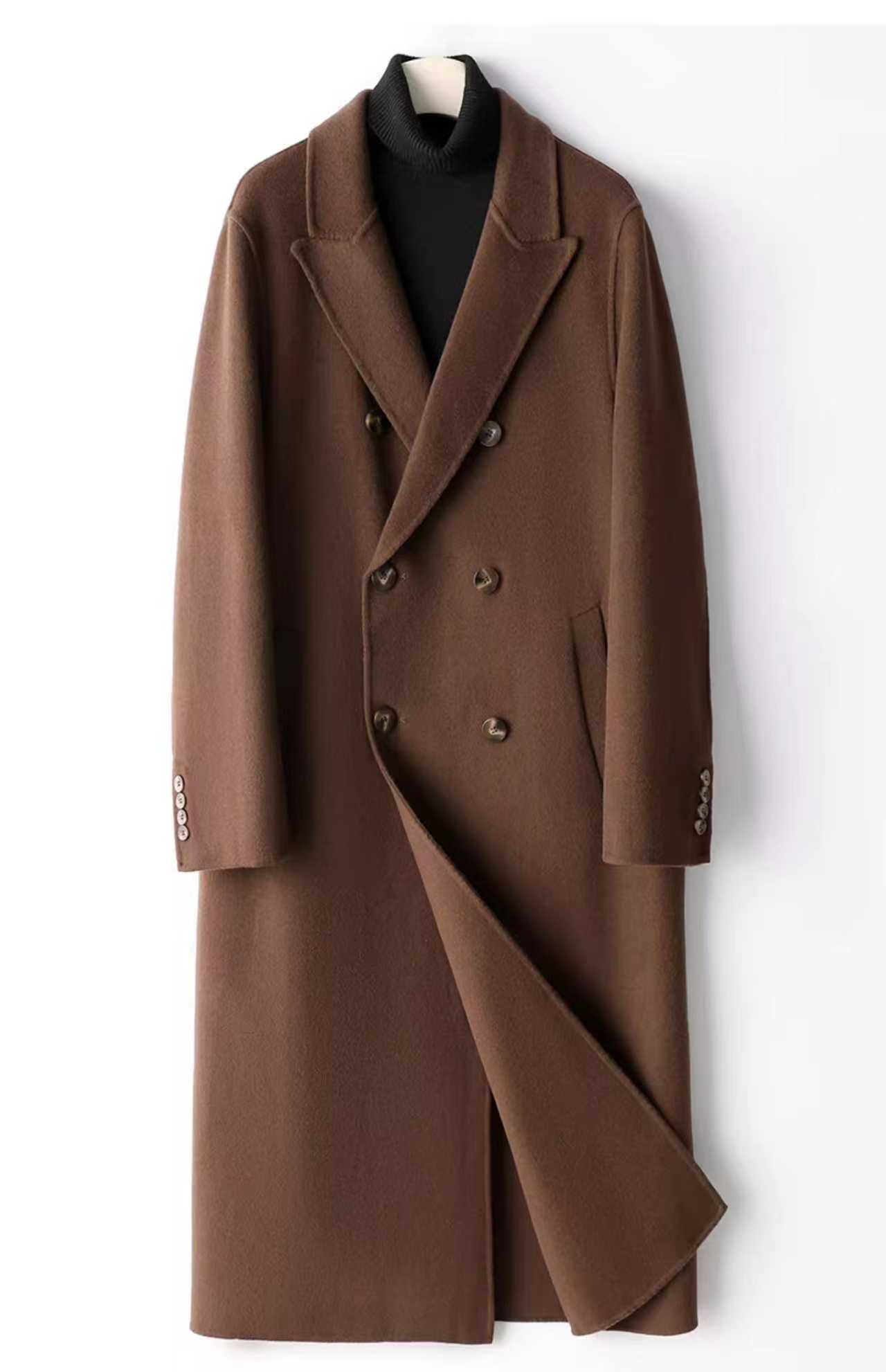 841-850女士百搭显瘦羊毛大衣毛呢外套