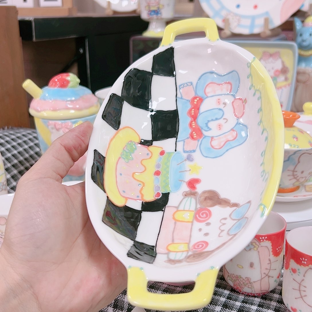 可爱陶瓷高温手作