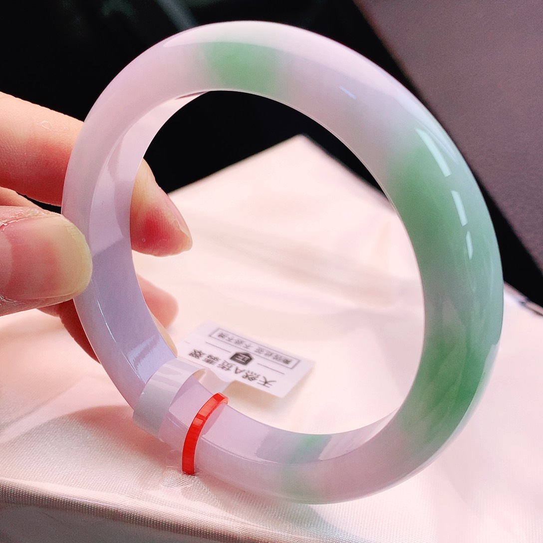 未镶嵌手镯翡翠54圈