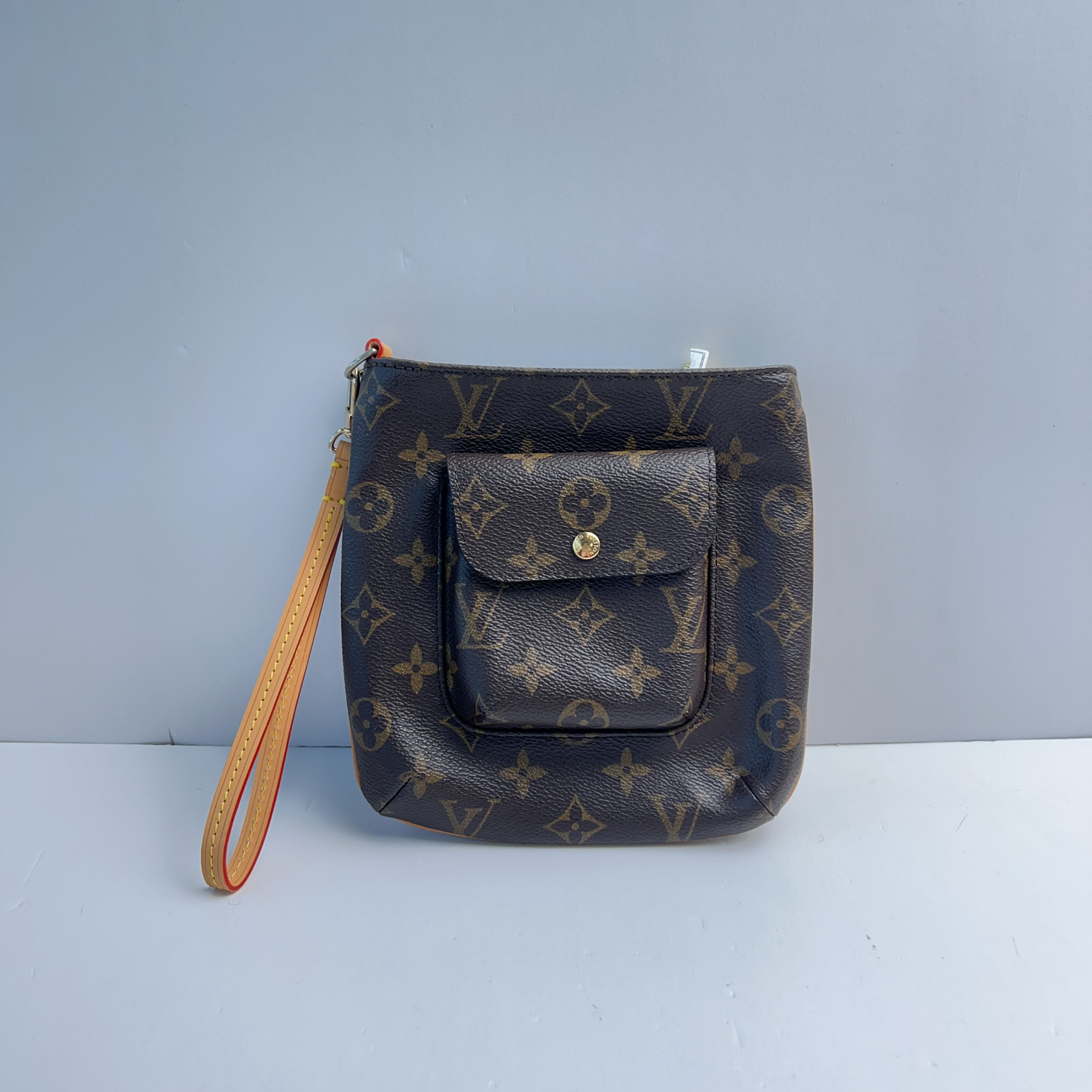 95新 LouisVuitton/路易威登 路易威登老花竖版手拿包