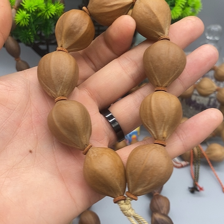 文***也手串/手链橄榄核2227铁三角