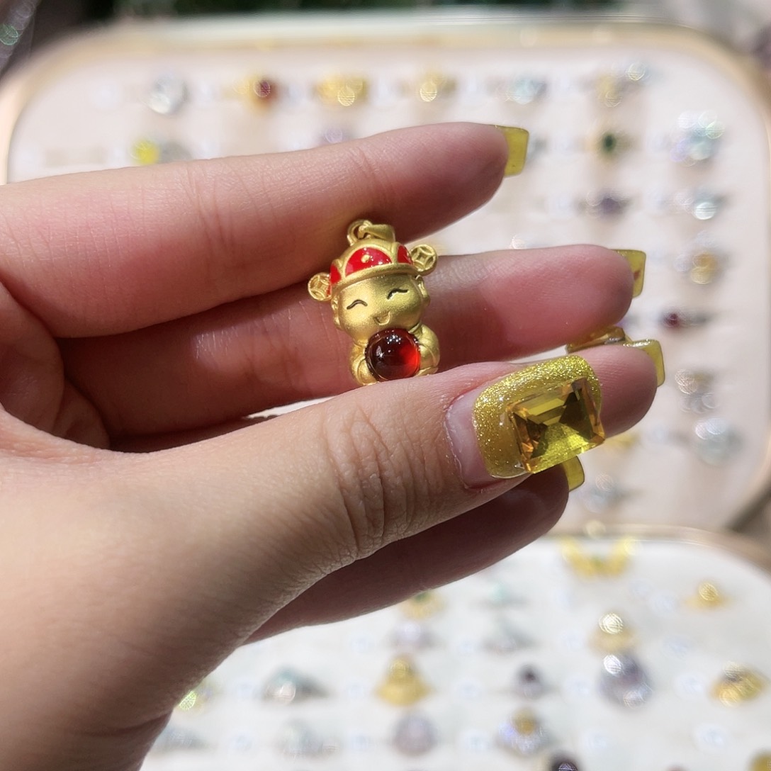 蛇纹石玉戒指银S925镶嵌