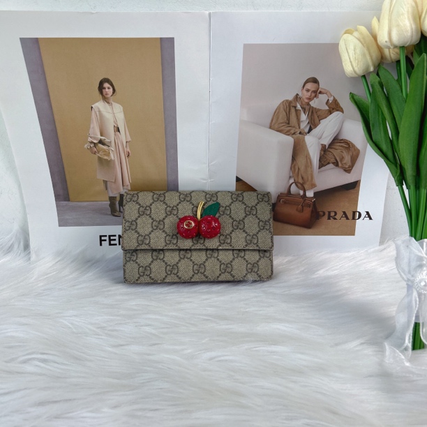 95新 GUCCI/古驰 古驰老花樱桃mini单肩包xh096