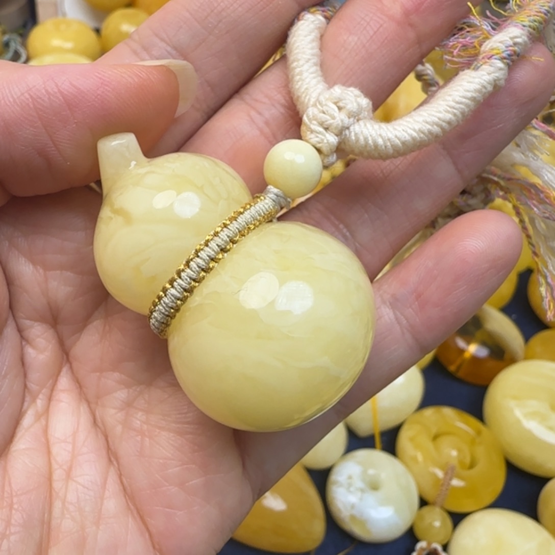 蜜蜡未镶嵌颈饰天然蜜蜡