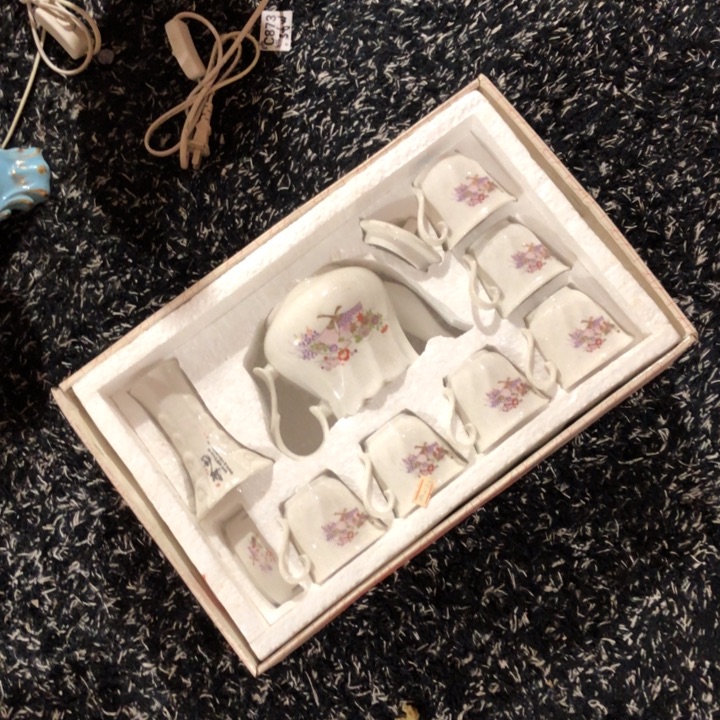 陶瓷中式茶具九件套老货不退换