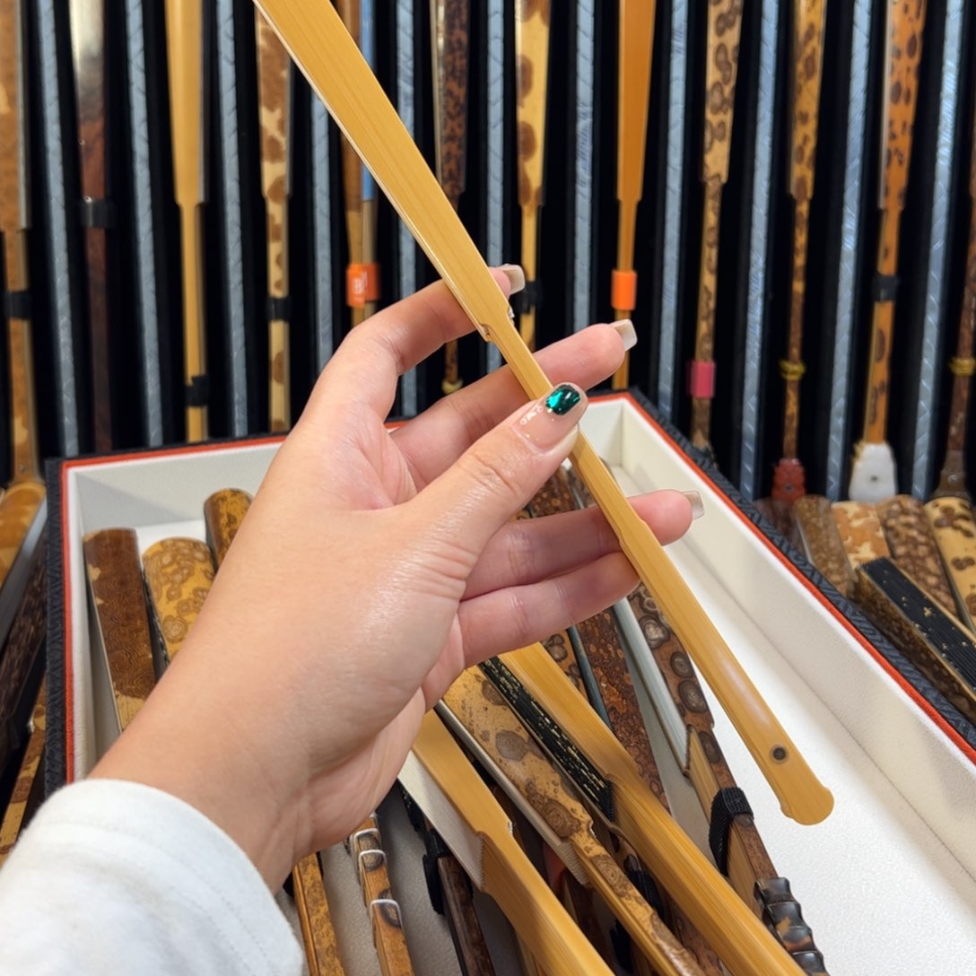 扇子叮****鸡折扇玉竹刚马牙