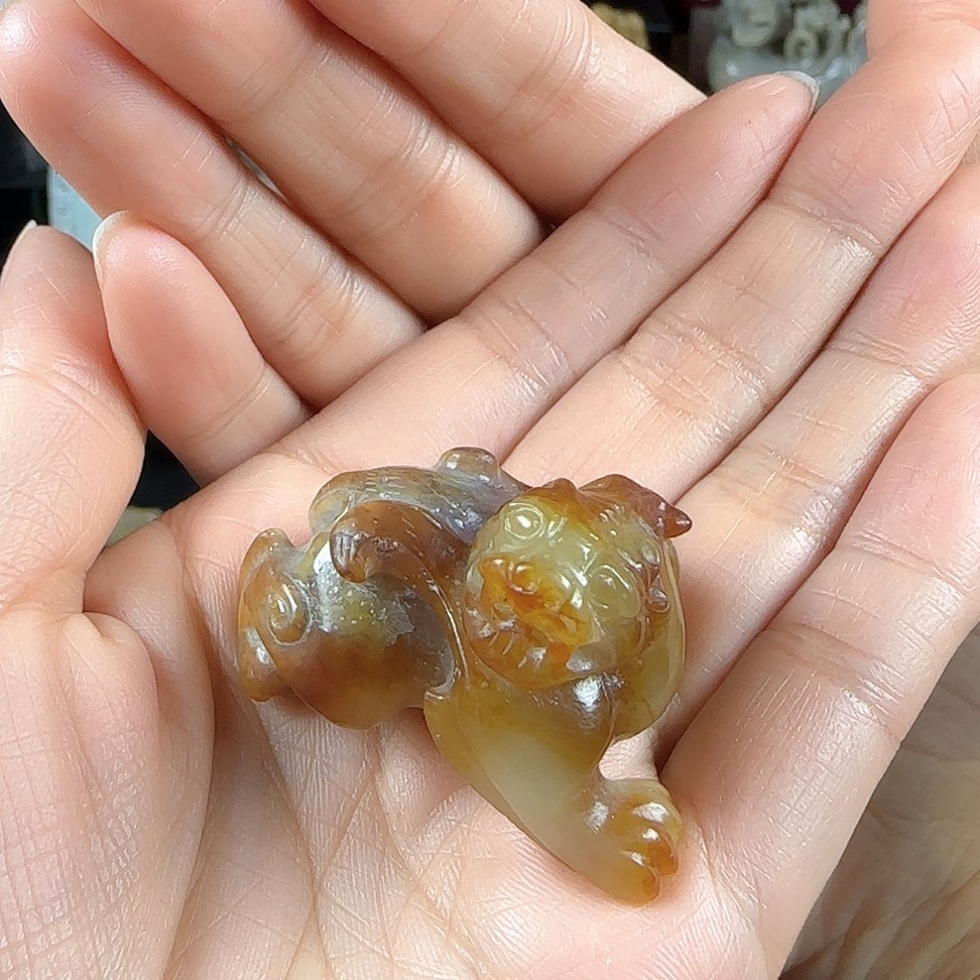 和田玉（糖玉）挂件未镶嵌哈**陈