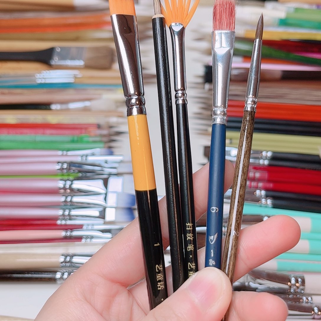 艺笔轩画笔组合5支