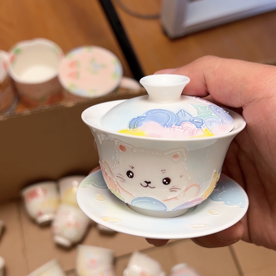 景德镇手绘陶瓷杯子
