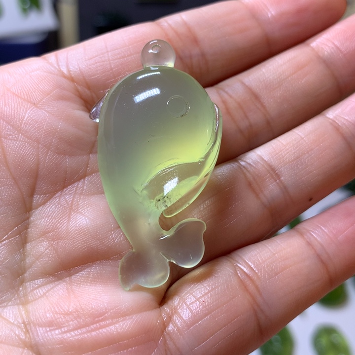 岫玉颈饰未镶嵌吊坠