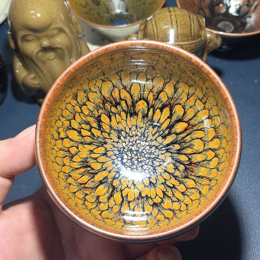 茶盏建盏手握泡茶主人杯