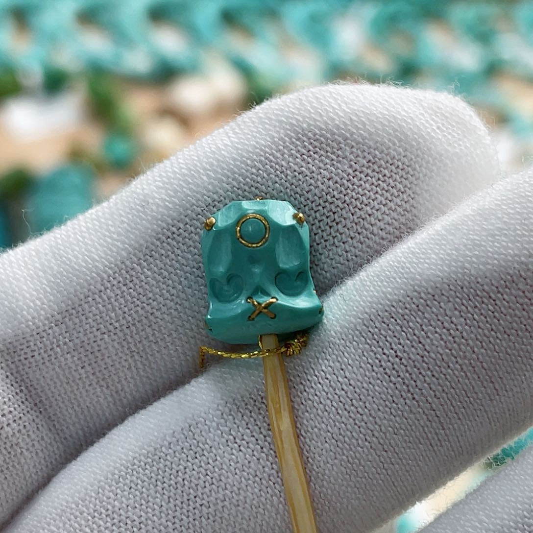 绿松石珠宝奇石未镶嵌