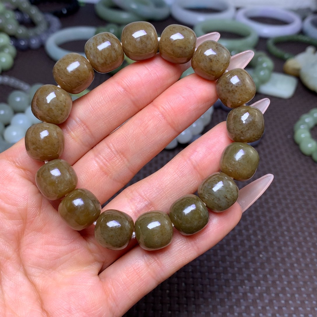 未镶嵌手串和田玉卡13