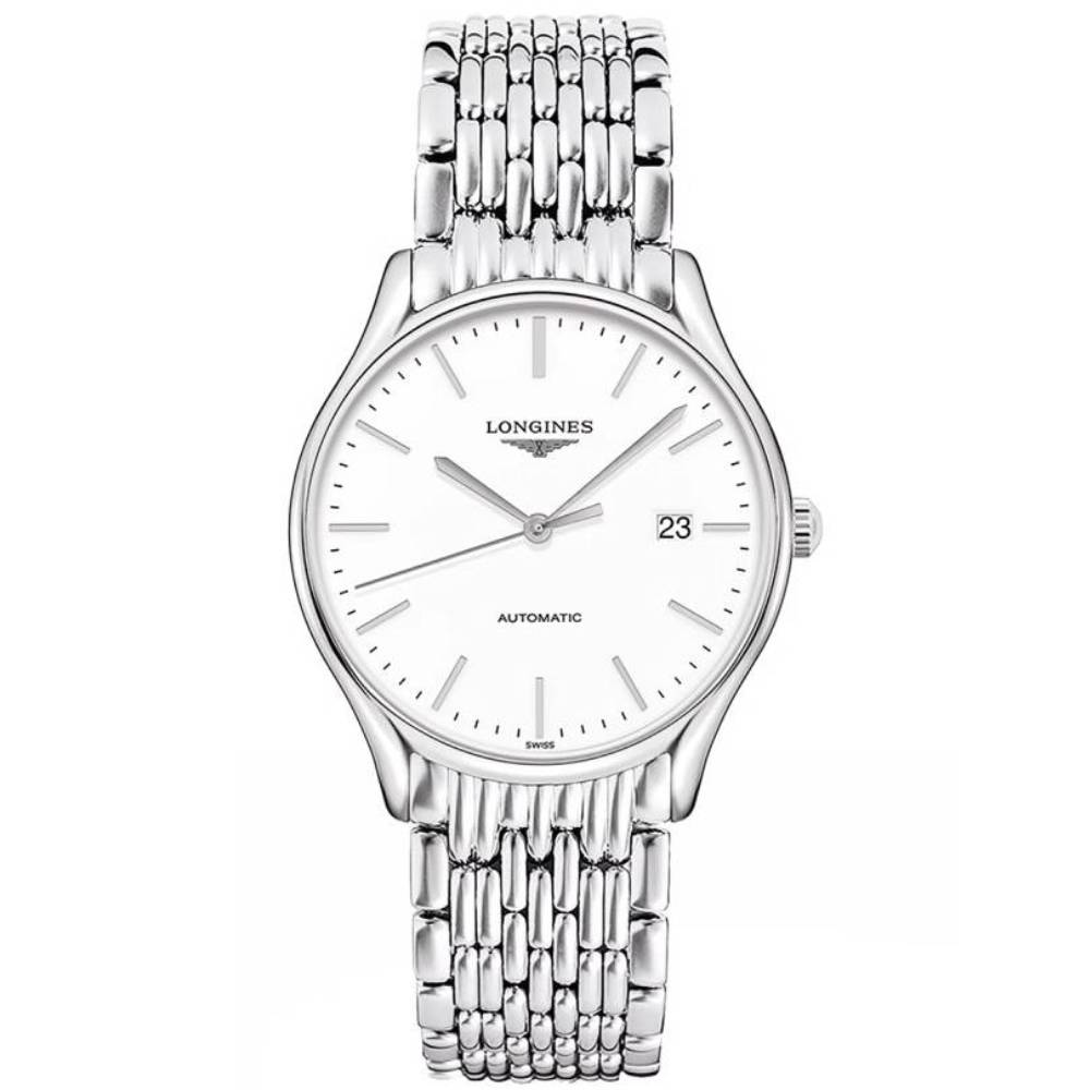 99新 Longines/浪琴 律雅960/机械/白盘条丁/表径38.5mm/男士腕表