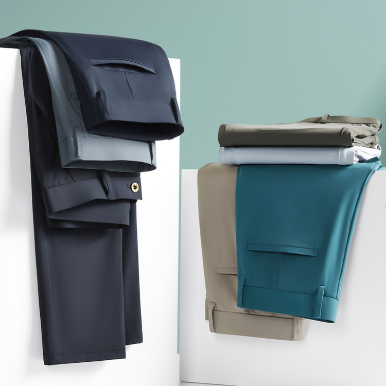 比家-金标休闲直筒裤 6761