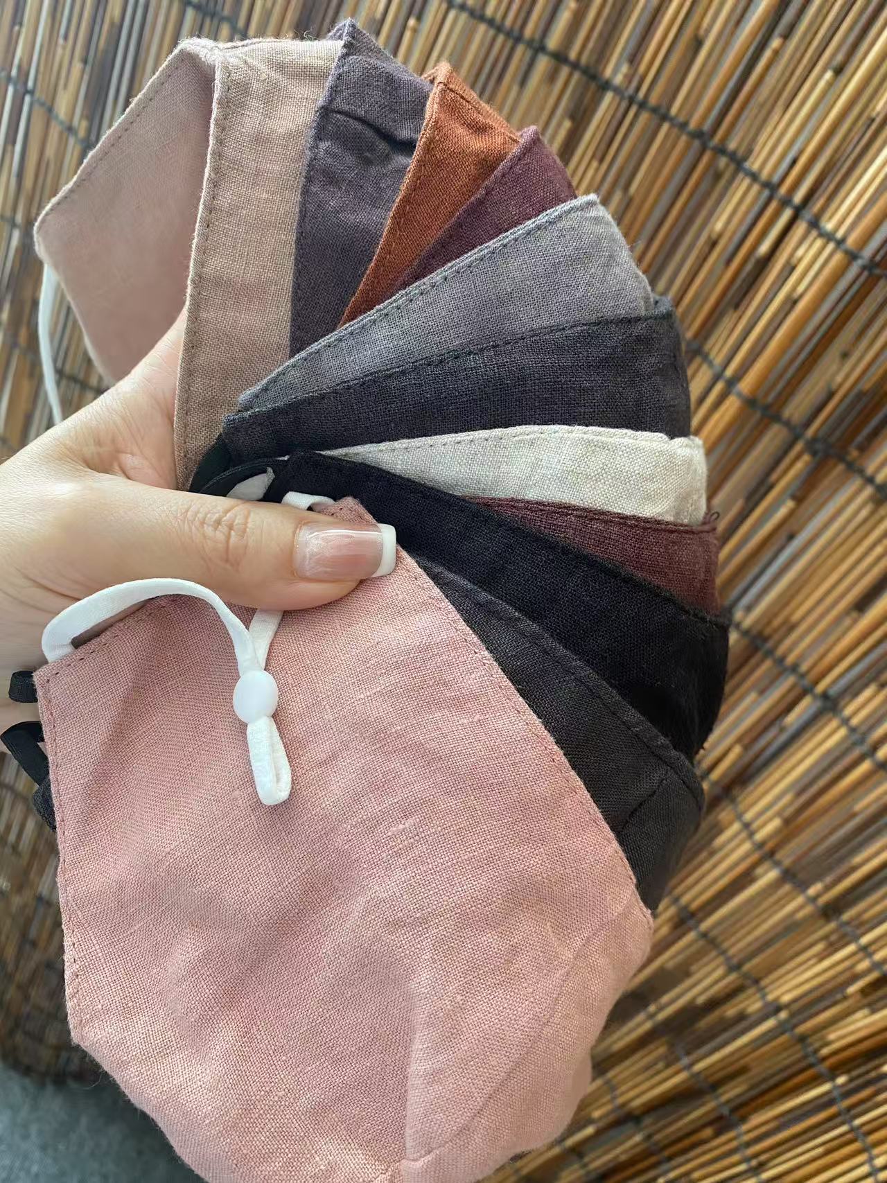 汉麻双层口罩防晒防尘四季可用百搭