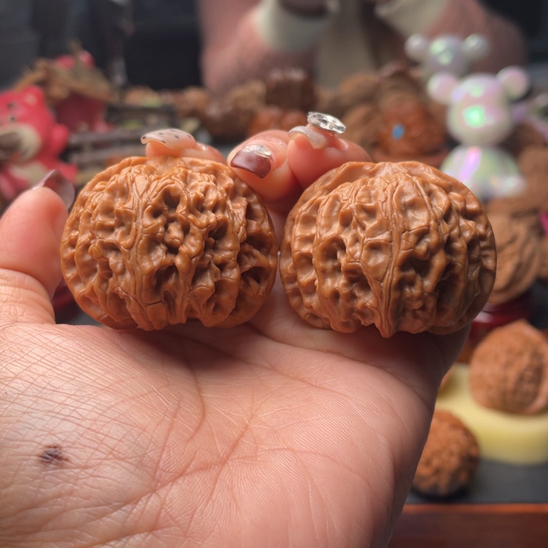 【闪购商品】文玩核桃把件亿*达苹果43