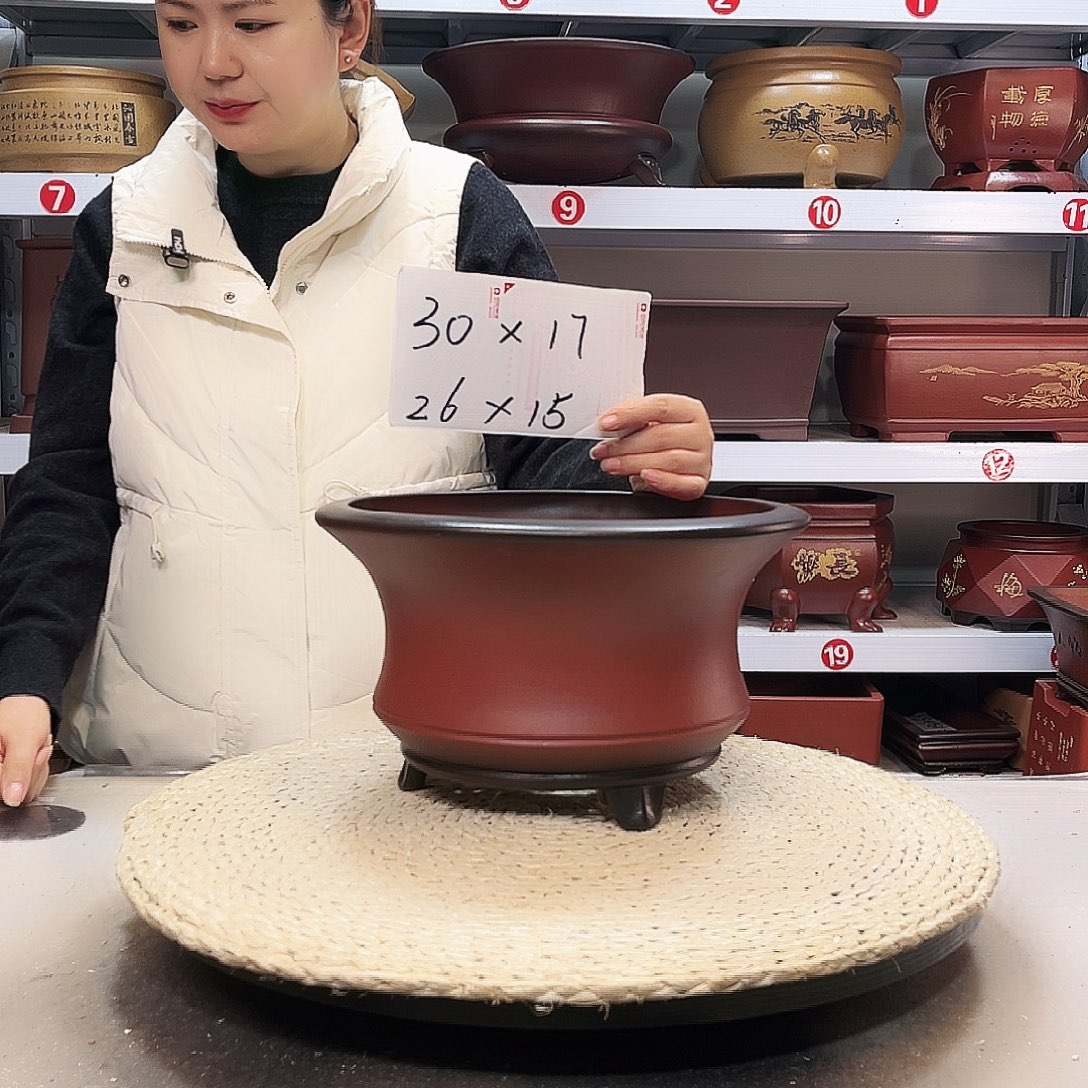 紫砂花盆紫砂花盆