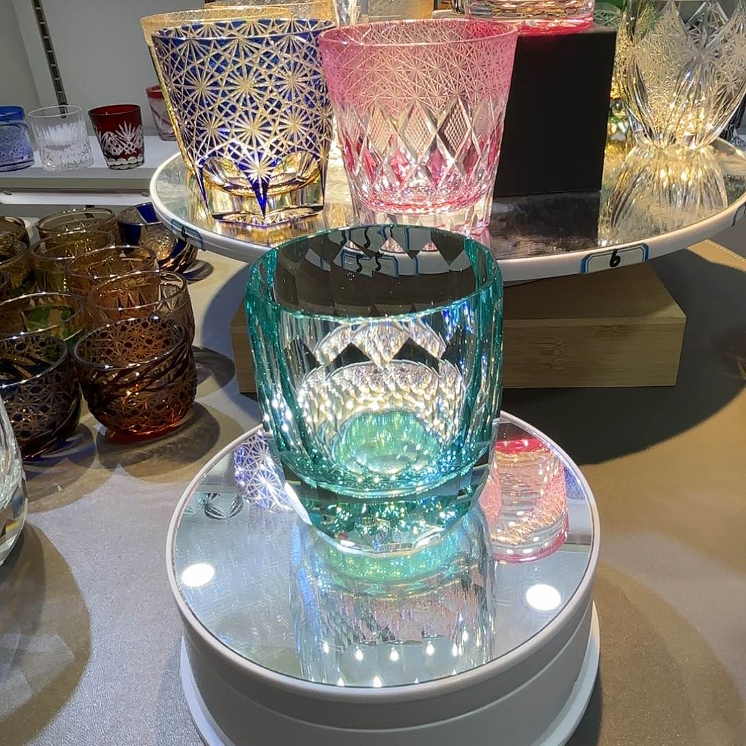 水晶玻璃吸管款禅**语绿色