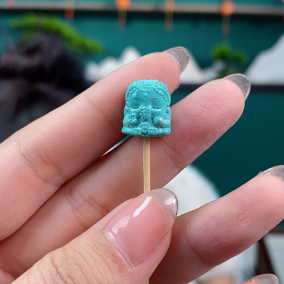 绿松石珠宝奇石未镶嵌