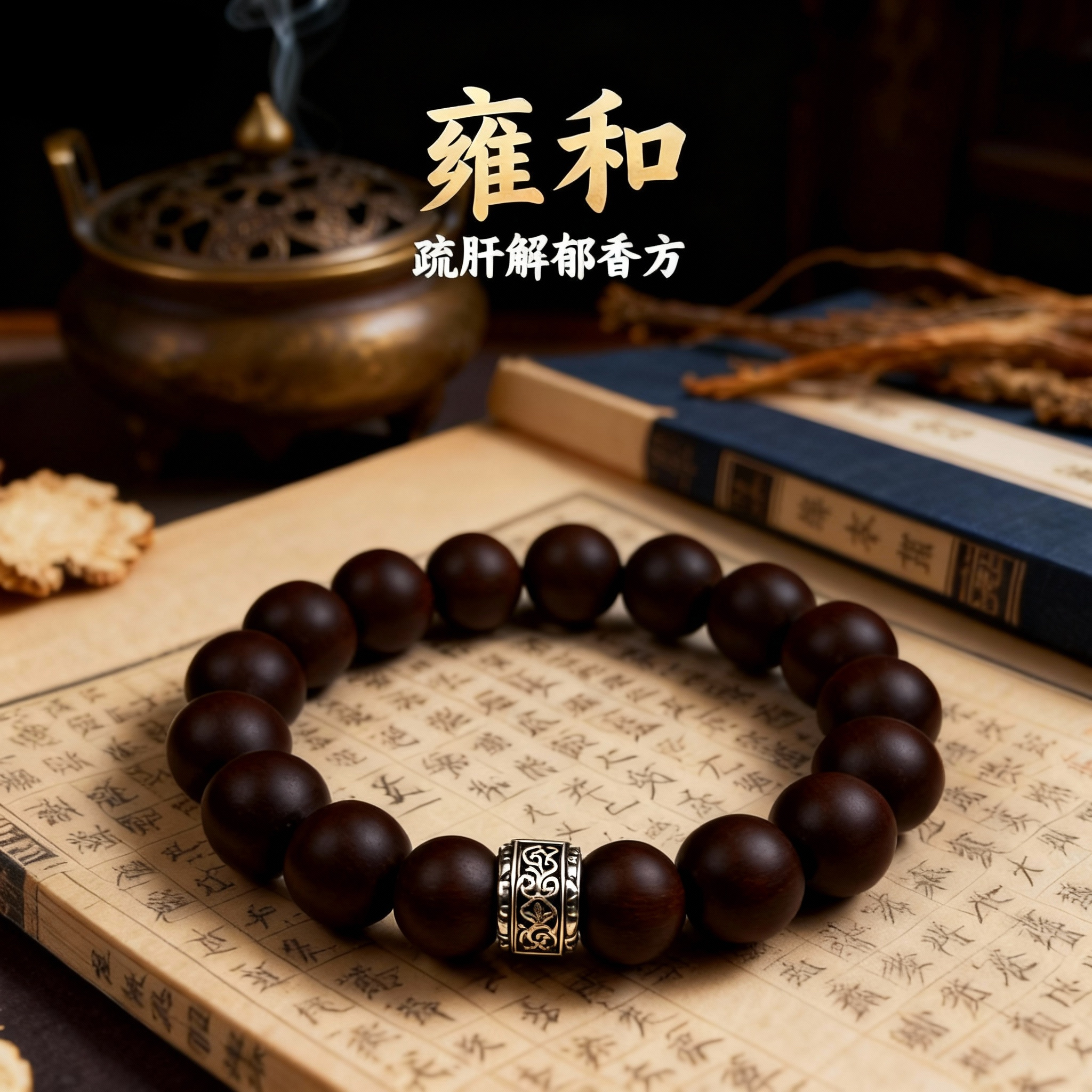 【调和】疏郁通滞香方  天然古法合香珠手串文玩经典传承捻珠主调衡
