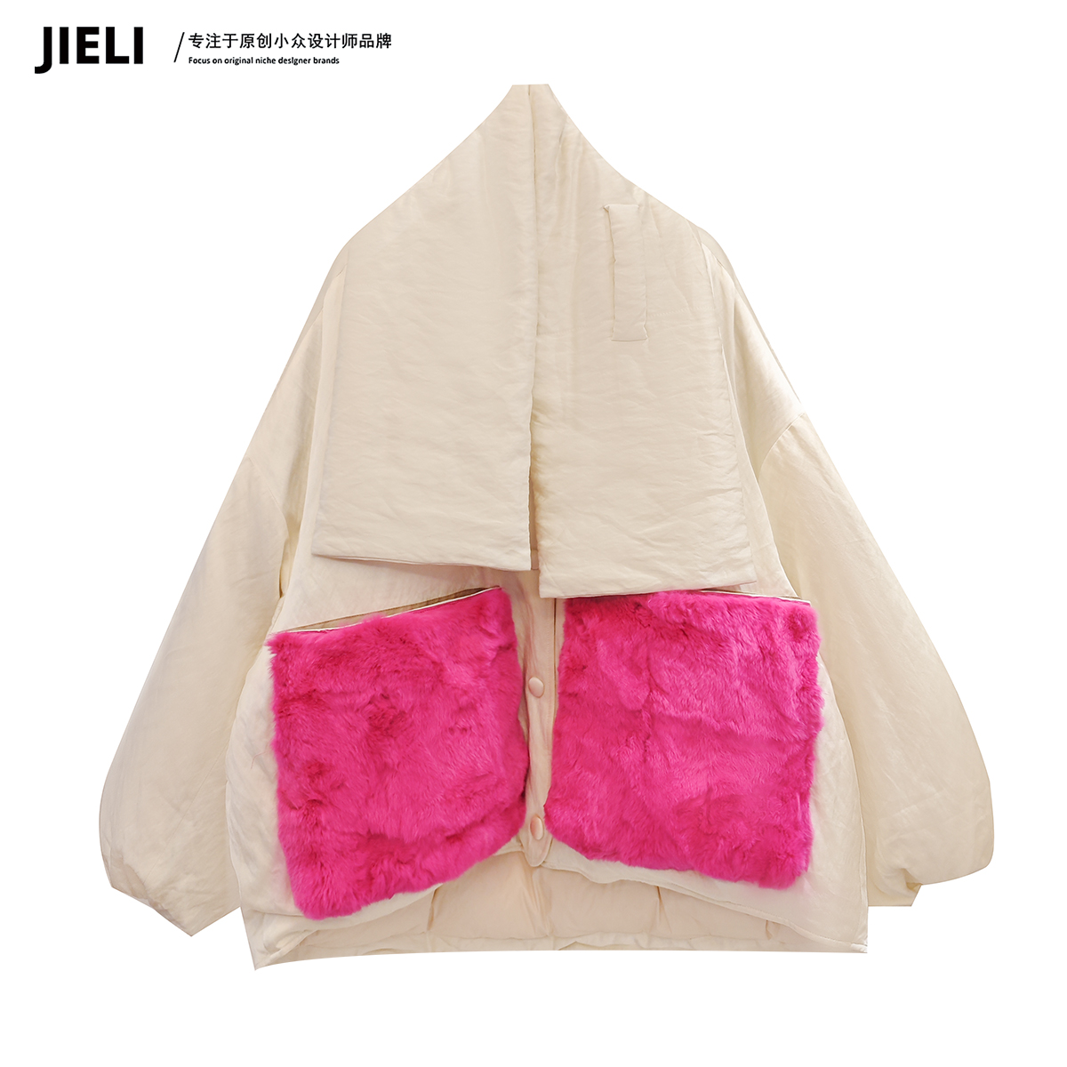 JIE LI/街力JIE LI/街力原创小众设计师羽绒服女A50800