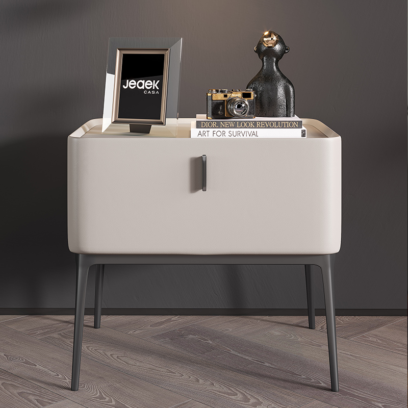 jeaek意式极简床头柜现代简约北欧网红ins卧室小型储物收纳床边柜