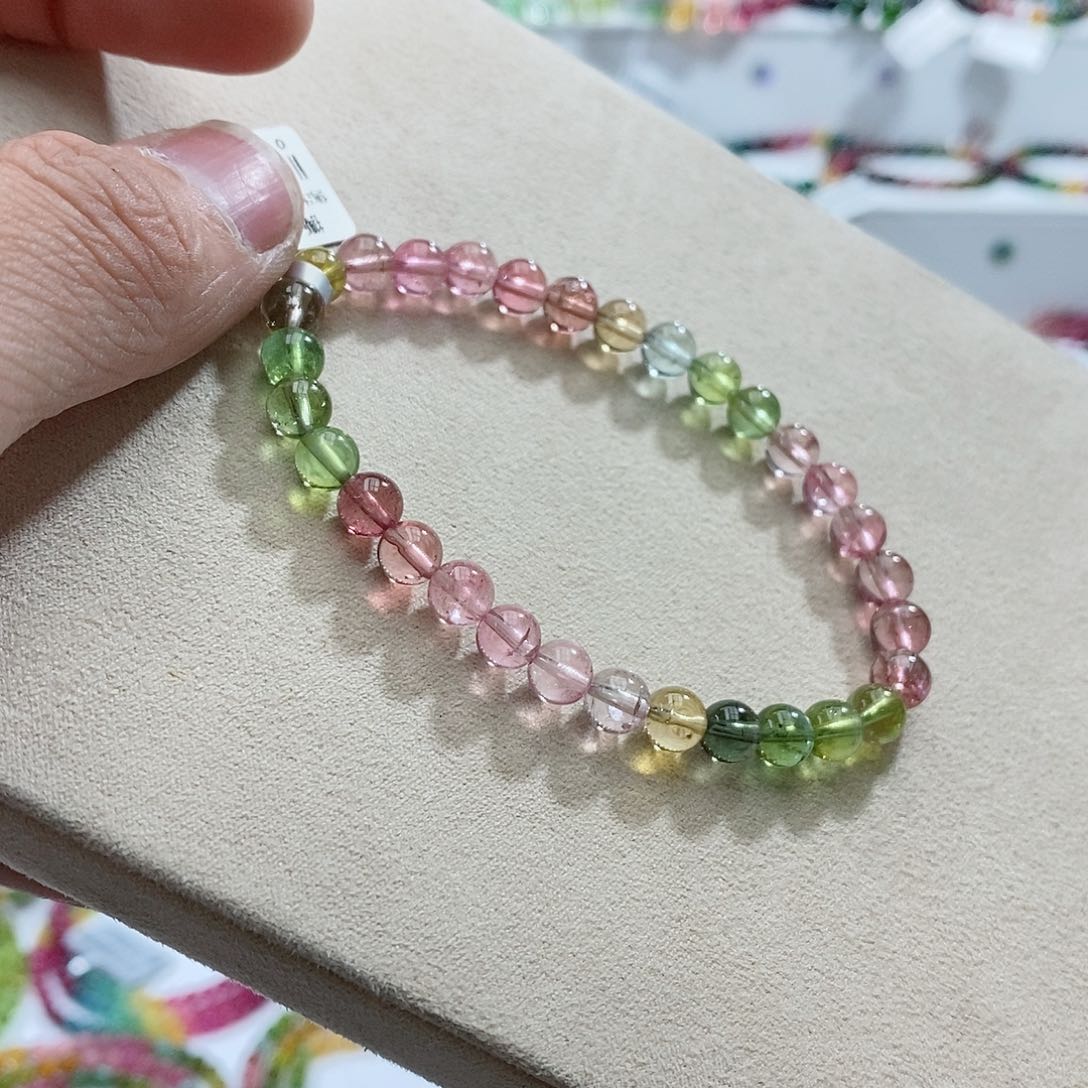 碧玺手链未镶嵌手链