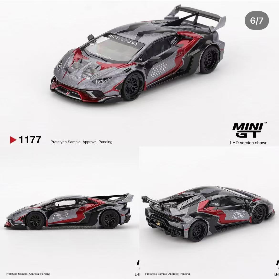 MINIGT-1177 LB WORKS 兰博基尼Lamborghini Huracán GT RONIN