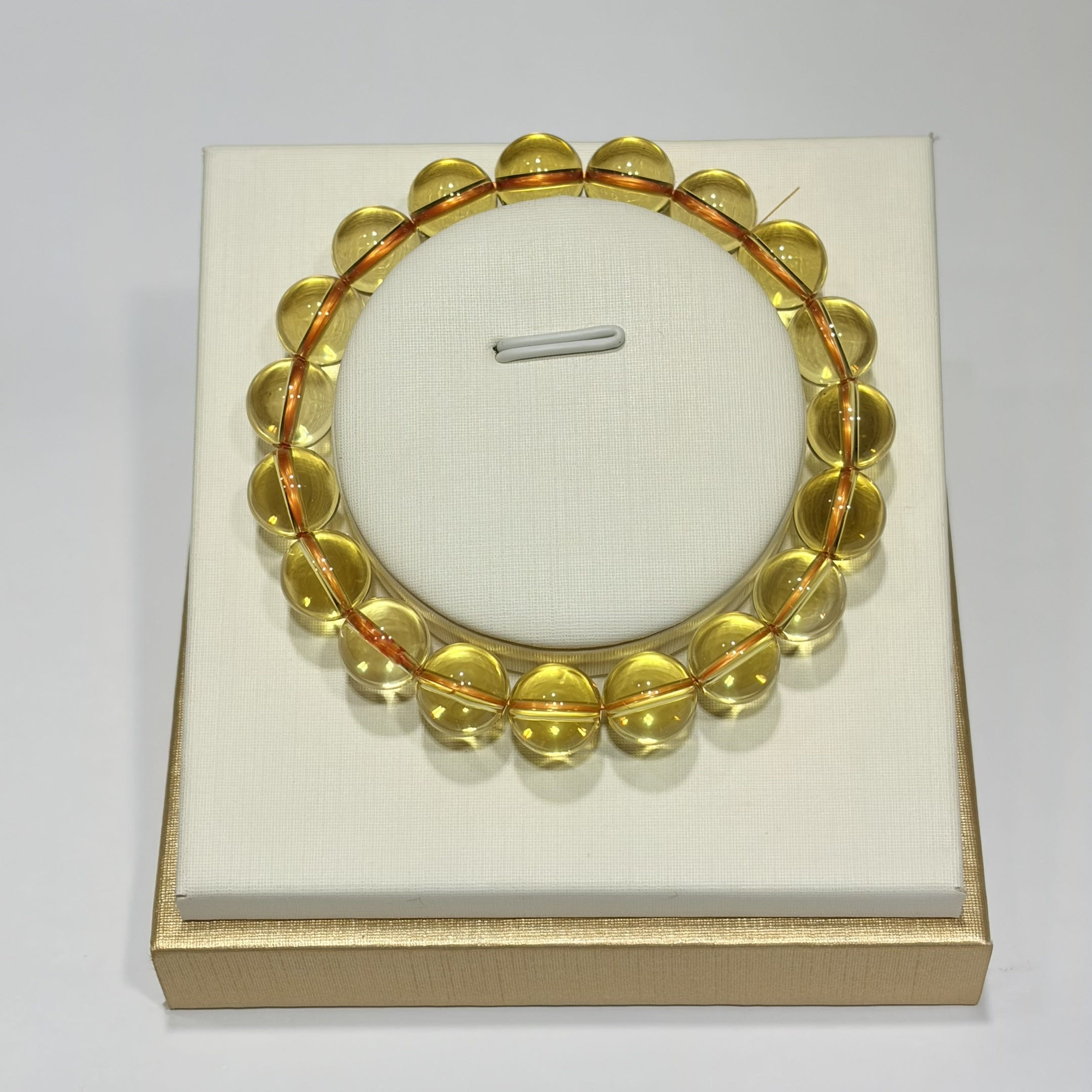 10mm巴西黄水手串净体版