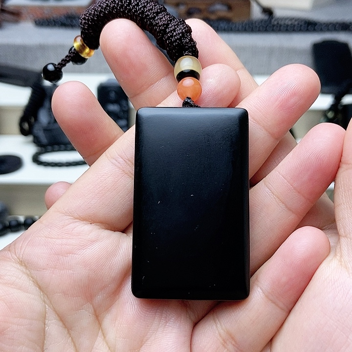 未镶嵌手链和田玉（墨玉）?***?三五无事牌珠宝级