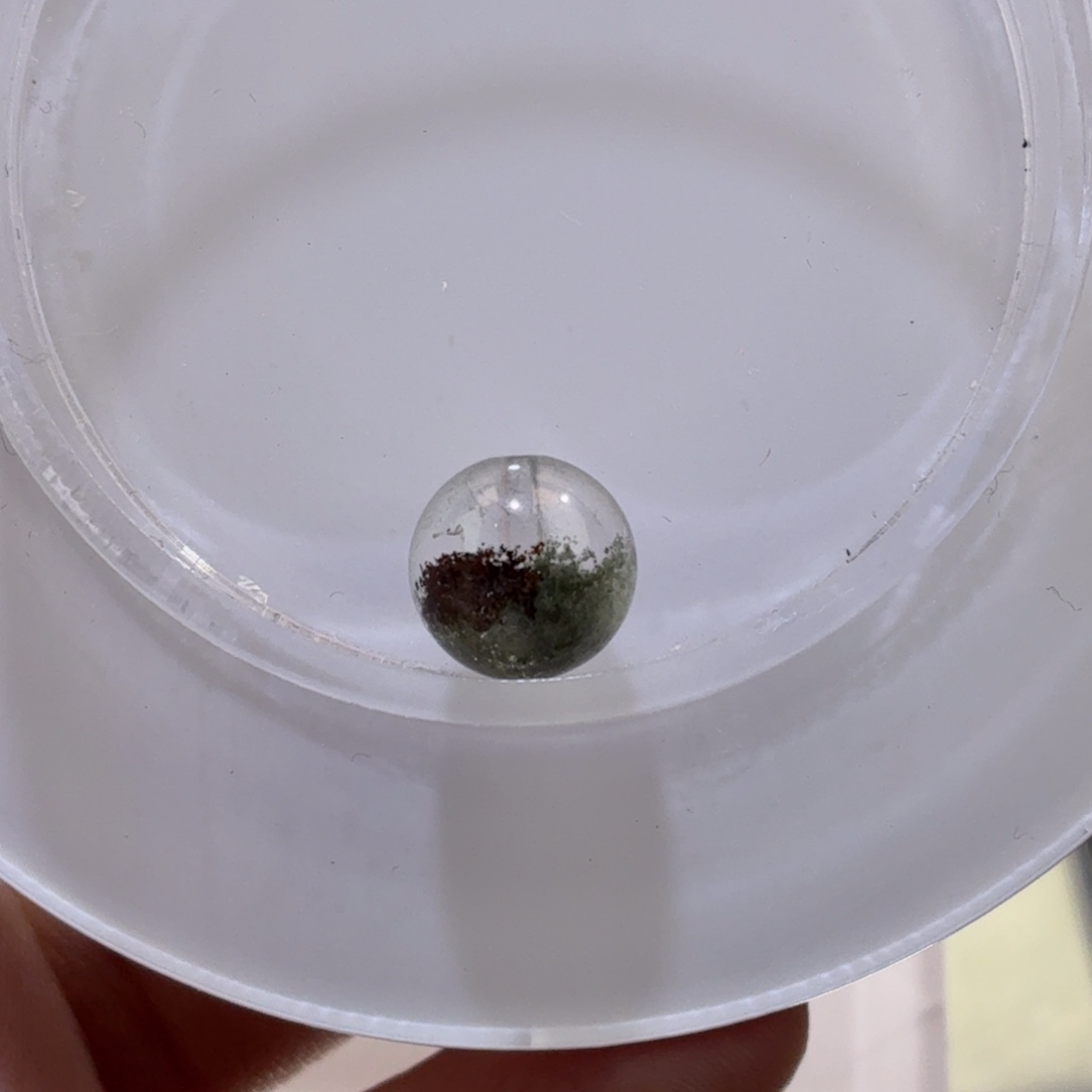 醒***珈水晶手链未镶嵌绿幽灵单珠不退不换