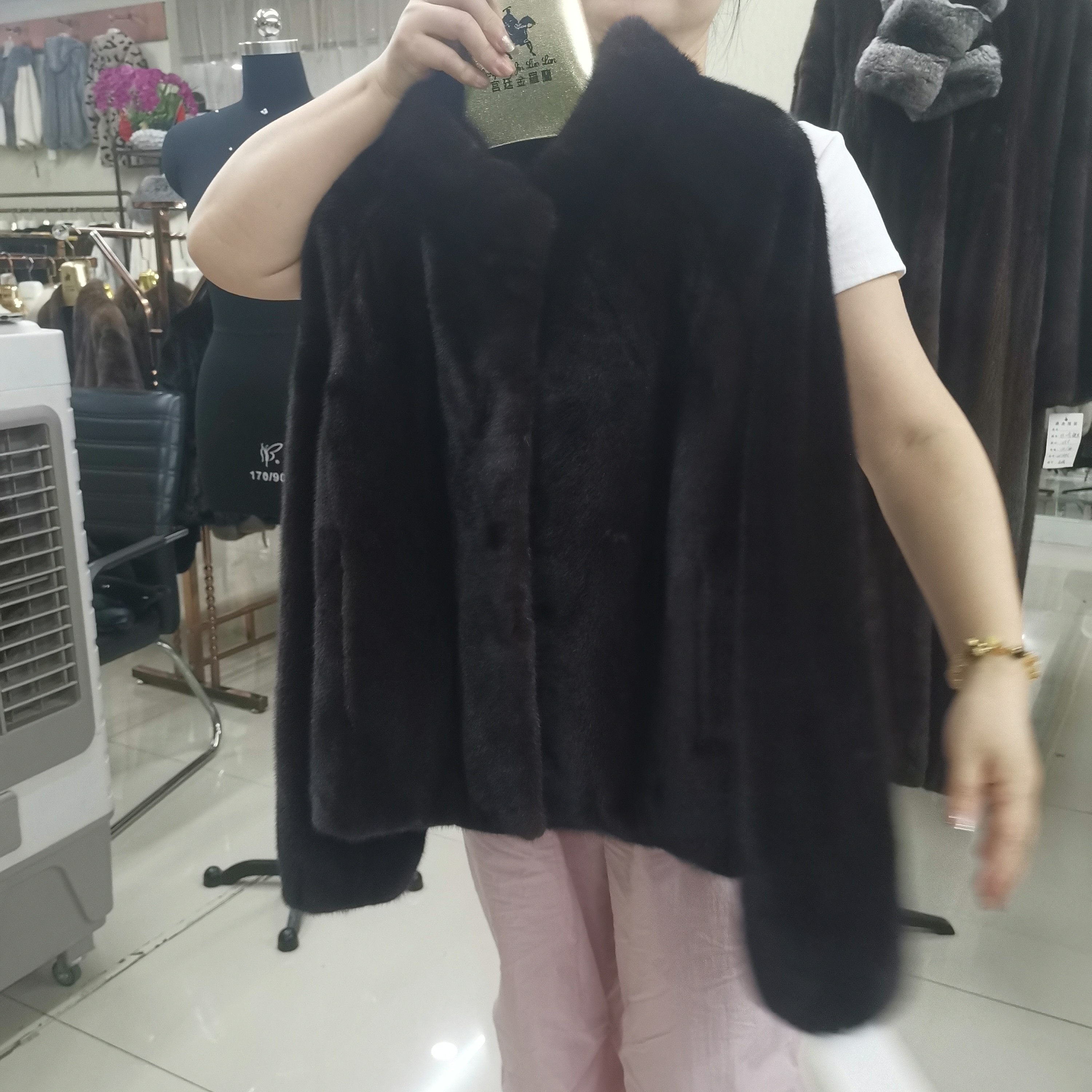 立领常规款短款常规圆领通勤风落肩袖