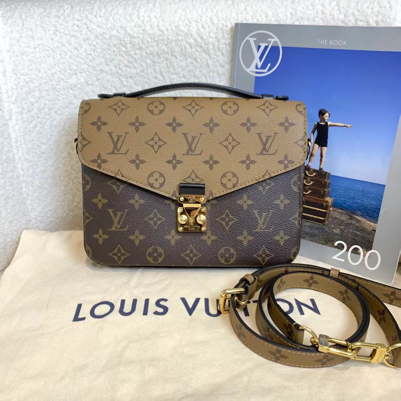 99新 LouisVuitton/路易威登 壹臻/老花拼色邮差 89943709